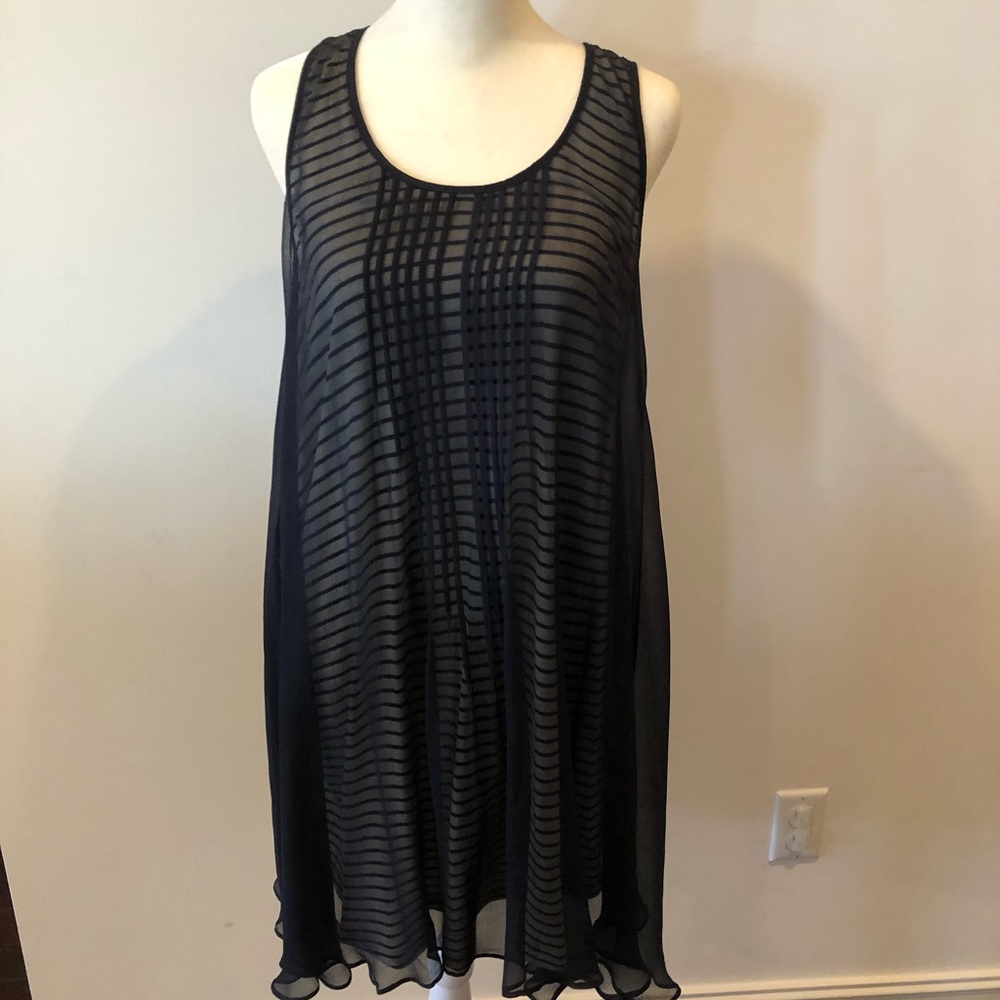 CALYPSO SILK AND COTTON DRESS
